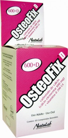 CARBONATO DE CALCIO 600+D C/60 CP- OSTEOFIX